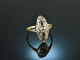 Um 1915! Sch&ouml;ner Art Deco Diamant Ring Gold 585 und Platin