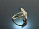 Um 1915! Sch&ouml;ner Art Deco Diamant Ring Gold 585 und Platin
