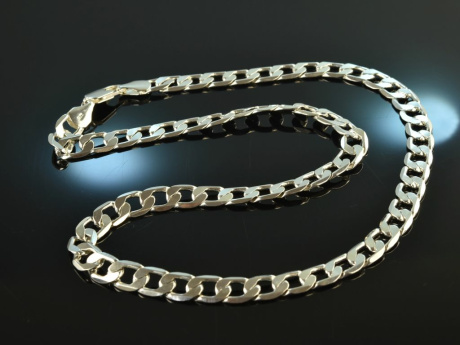 Around 1990! Long statement tank chain silver 925