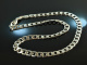 Around 1990! Long statement tank chain silver 925
