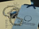 Around 1990! Long statement tank chain silver 925