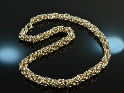 Around 1980! Heavy vintage king chain silver 925