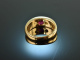 Around 1995! Finest Alliance ring ruby and diamonds gold 585