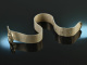 Around 1975! Bracelet in the shape of a belt with marcasites silver 925