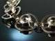 Around 1965! Vintage statement bracelet with rock crystal silver 835