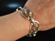 Around 1965! Vintage statement bracelet with rock crystal silver 835