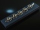 Around 1965! Vintage statement bracelet with rock crystal silver 835