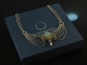 Around 1960! Beautiful traditional dirndl necklace with turquoise silver 835