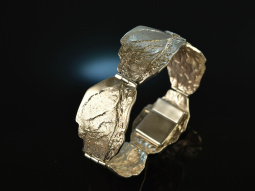 Around 1980! Large vintage design bracelet silver 925