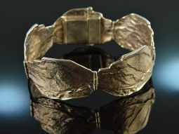 Around 1980! Large vintage design bracelet silver 925