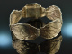 Around 1980! Large vintage design bracelet silver 925