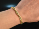 Around 1960! Classic bracelet with diamonds gold 750