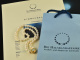 Around 1990! Fine Akoya cultured pearl necklace with opal gold 585