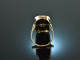 Art Deco around 1920! Noble ring with diamond 0.7 ct Onyx White Gold 750