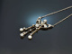 Um 1910! Wundervolles Belle Epoque Collier Diamanten Perlen Platin