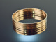 USA around 1960! Set of three bangles red gold 585