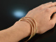 USA around 1960! Set of three bangles red gold 585