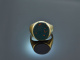 Um 1960! Klassischer Wappen Siegel Ring mit Heliotrop Gold 585