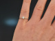 Around 1980! Classic diamond solitaire ring approx. 0.24 ct White Gold 750