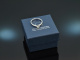 Around 1980! Classic diamond solitaire ring approx. 0.24 ct White Gold 750