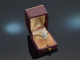 &Ouml;sterreich um 1910! Sch&ouml;ner Belle Epoque Ring mit Diamanten Wei&szlig; Gold 585
