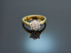 Um 1970! Wundervoller Vintage Brillant Ring 0,5 ct Gold 585