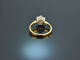 Um 1970! Wundervoller Vintage Brillant Ring 0,5 ct Gold 585