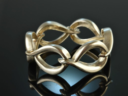 Around 1970! Chic vintage statement bracelet silver 925
