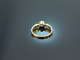 Around 1990! Classic diamond solitaire ring 0.4 ct gold 585