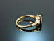 Tiefes Grün! Feiner Ring mit Turmalin und Diamanten Gold 585