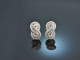 Diamond Knots! Elegante Diamant Ohrringe 0,7 ct Wei&szlig; Gold 750