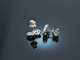 Diamond Knots! Elegante Diamant Ohrringe 0,7 ct Wei&szlig; Gold 750