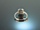 Zeitlos sch&ouml;n! Besonderer Diamant Saphir Ring Wei&szlig; Gold 750