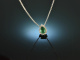 Fine Green! Feines Smaragd Collier mit Brillanten Wei&szlig; Gold 750