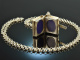 Around 1970! Chain with medallion pendant in the form of a book silver 925