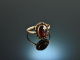 Um 1900! Historischer Granat Ring Gold 333