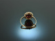 Um 1900! Historischer Granat Ring Gold 333