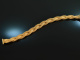 Around 1965! Beautiful vintage braid bracelet gold 750
