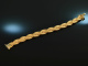 Around 1965! Beautiful vintage braid bracelet gold 750