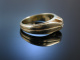 Tender Ties! Bandring Brilliant Engagement Ring Gold 585 around 1990