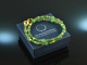 Green meadow! Fancy Armband 2reihig Tsavorith Apatit und gr&uuml;ner Achat Silber 925 vergoldet