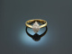 Um 1990! Sch&ouml;ner Diamant Ring 0,25 ct Gold 750