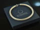 Around 1990! Chic thick knitted chain silver 925