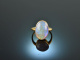 Tiffany um 1990! Sensationeller Opal Ring signiert Gold 750