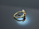 Um 1910! Sch&ouml;ner Jugendstil Ring mit Diamanten Gold 585