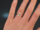 Um 1910! Schner Jugendstil Ring mit Diamanten Gold 585