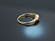 Um 1910! Feiner Rubin Ring mit Diamanten Gold 585 und Platin