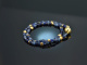 K&ouml;nigin der Nacht! Fancy Armband 2reihig Saphir Lapislazuli Sodalith Kyanit Silber 925 vergoldet