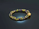 Summer Garden! Fancy Armband 2reihig Peridot und Amethyst Silber 925 vergoldet