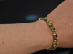 Summer Garden! Fancy Armband 2reihig Peridot und Amethyst Silber 925 vergoldet